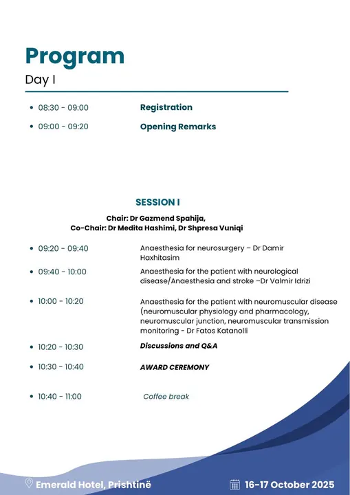 Kursi i V i CEEA (Committee for European Education in Anaesthesiology) – imazhi 4