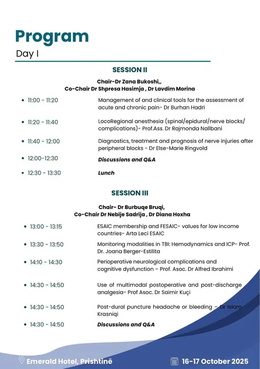 Kursi i V i CEEA (Committee for European Education in Anaesthesiology) – imazhi 5